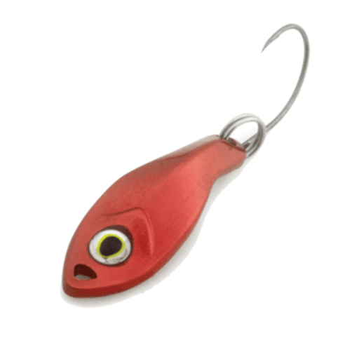 Clam Guppy Flutter Spoon 1/50 Oz Red - SpoonsClam Pro TackleFreshwater719921101047FishAndSave
