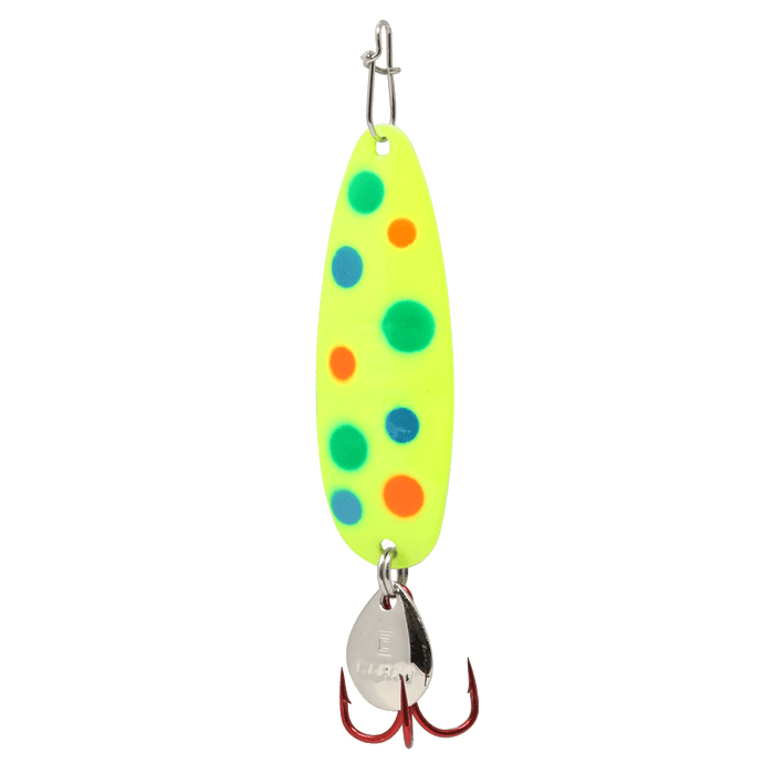 Clam Ribbon Leech Flutter Spoon - SpoonsClam Pro TackleGlow Chartreuse Wonderbread1/16 OzFreshwater719921158980FishAndSave