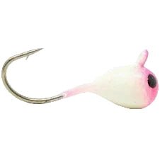 Clam The Drop Jig Tungsten Qty 1 - JigsClam Pro TackleWhite/Pink GlowXXL 1/8 OzFreshwater719921101757FishAndSave
