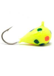 Clam The Drop Jig Tungsten Qty 1 - JigsClam Pro TackleChartreuse Glow WonderbreadXL 1/16 OZFreshwater719921126378FishAndSave