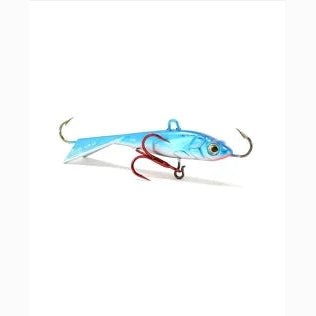 Clam Tikka Mino Jigging Lure - JigsClam Pro TackleBlue Silver Holographic1/8 Oz-1-3/8"FreshwaterFishAndSave