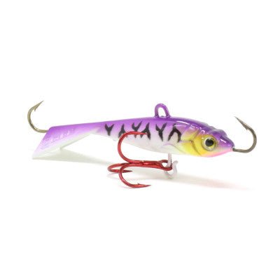 Clam Tikka Mino Jigging Lure - JigsClam Pro TackleGlow Purple Tiger1/8 Oz-1-3/8"FreshwaterFishAndSave