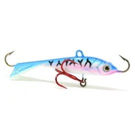 Clam Tikka Mino Jigging Lure - JigsClam Pro TackleGlow Rainbow Tiger1/8 Oz 1-3/8"FreshwaterFishAndSave