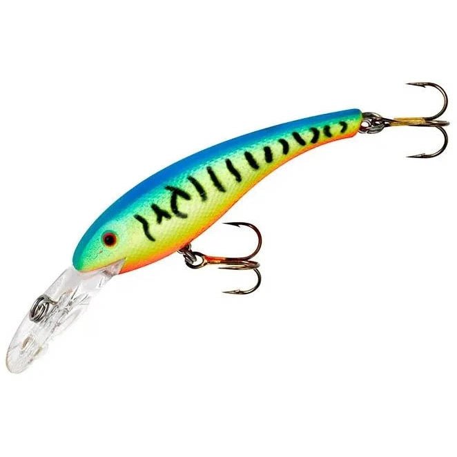 Cotton Cordell Suspending Wally Diver 3-1/8" 1/2 Oz - CrankbaitCotton CordellChartreuse Blue TigerBass020495026712FishAndSave