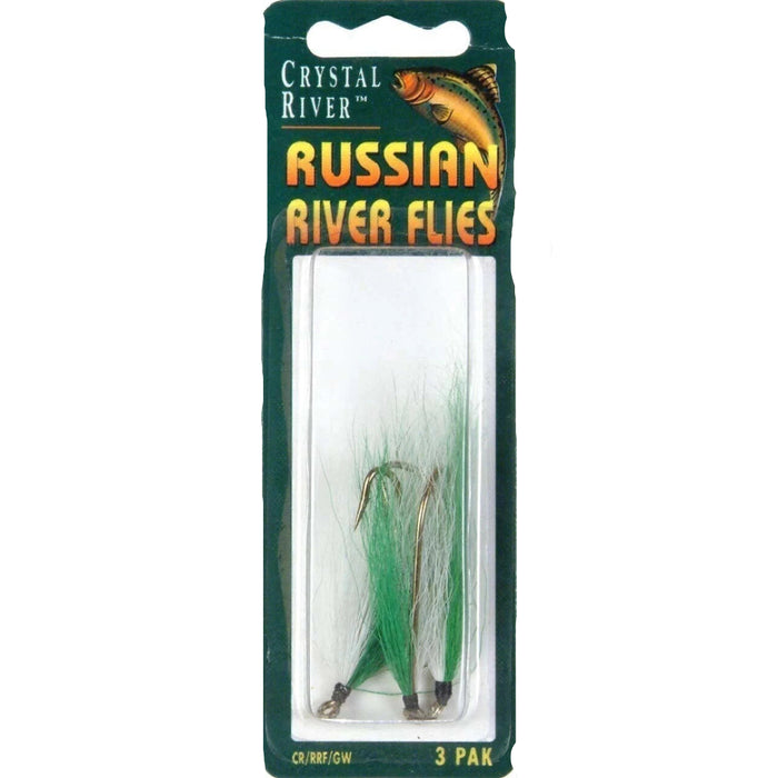 Crystal River Russian River Fly Qty 3 - Misc. FliesCrystal RiverGreen/WhiteFreshwater039364349753FishAndSave