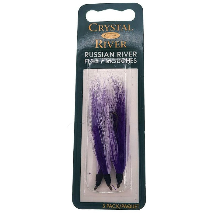 Crystal River Russian River Fly Qty 3 - Misc. FliesCrystal RiverWhite/PurpleClearance39364349791FishAndSave
