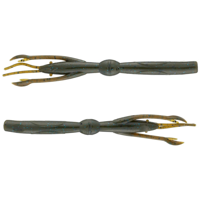 Culprit Shakin' Neko Craw 4.5" Qty 12 - PlasticsCulpritGreen Pumpkin Blue FlakeBass043394964695FishAndSave