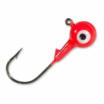 Danielson Double Eye Jig Heads 1/16 Oz Qty 10 Red - JigsDanielsonFreshwater032054019967FishAndSave