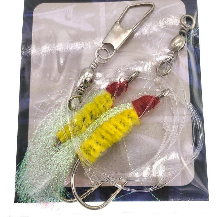 Danielson Mono Shrimp Fly 2 - Drop Rig Sz 7/0 - Hooks/RigsDanielsonYellow RainbowFreshwater032054027887FishAndSave
