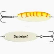 Danielson Skagit Night Fight Glow Spoon 1 Oz - SpoonsDanielsonOrange Worm Super GlowFreshwater768721553518FishAndSave