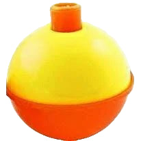 Danielson Snap - On Float Orange/Yellow 2 - 1/2" Qty 6 - Floats/BobbersDanielsonFreshwater032054009401FishAndSave