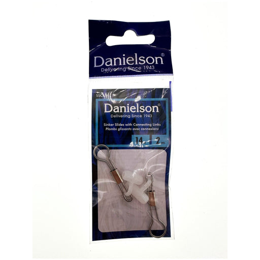 Danielson SSCL14 Sinker Slide w/Connecting Links Size 14 2pk - FishAndSave