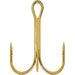 Danielson Treble Hook Size 14 Gold Qty 4 - FishAndSave