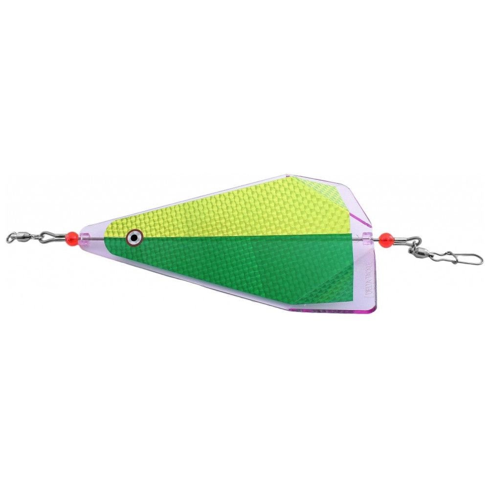 delta tackle flasher box Delta Tackle D-88858 Inline Flasher 8" UV 50/50 Green/Chartreuse