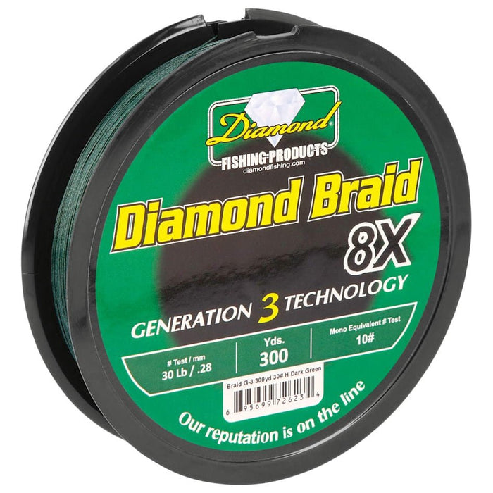 Diamond Gen 3 8X Braid 50Lb 300 Yds Dark Green - Line/LeaderDiamond_Hi_chtgptapp_optimised_this_description - generator695699726258FishAndSave