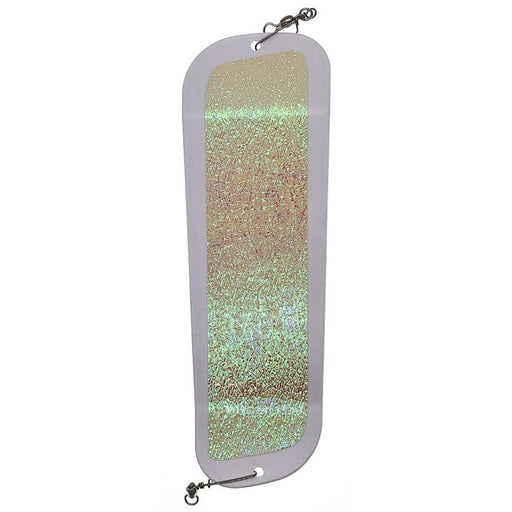 Dreamweaver Paddle Flasher 11" White/Emerald Green Fish Scale/Crush Glow - TrollingDreamweaverFreshwater656413790320FishAndSave