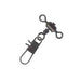 Eagle Claw Lazer Powerlight Drop Swivel W/ Interlock Snap Sz 7 Qty 25 - Swivels/ConnectorsEagle ClawFreshwater047708731584FishAndSave