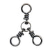 Eagle Claw lazer Sharp 3 - Way Swivels Sz 2 Qty 20 - Swivels/ConnectorsEagle ClawFreshwater047708745260FishAndSave