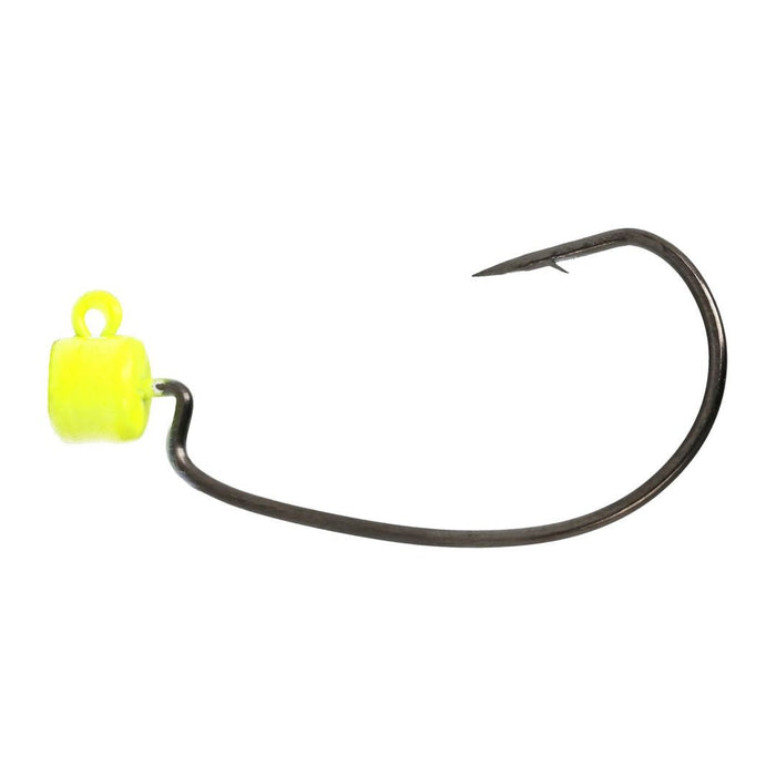 Eagle Claw Lazer Sharp Finesse Weedless EWG Jig Qty 4 - JigsEagle ClawChartreuse1/16 Oz 2/0 HookBass047708805797FishAndSave