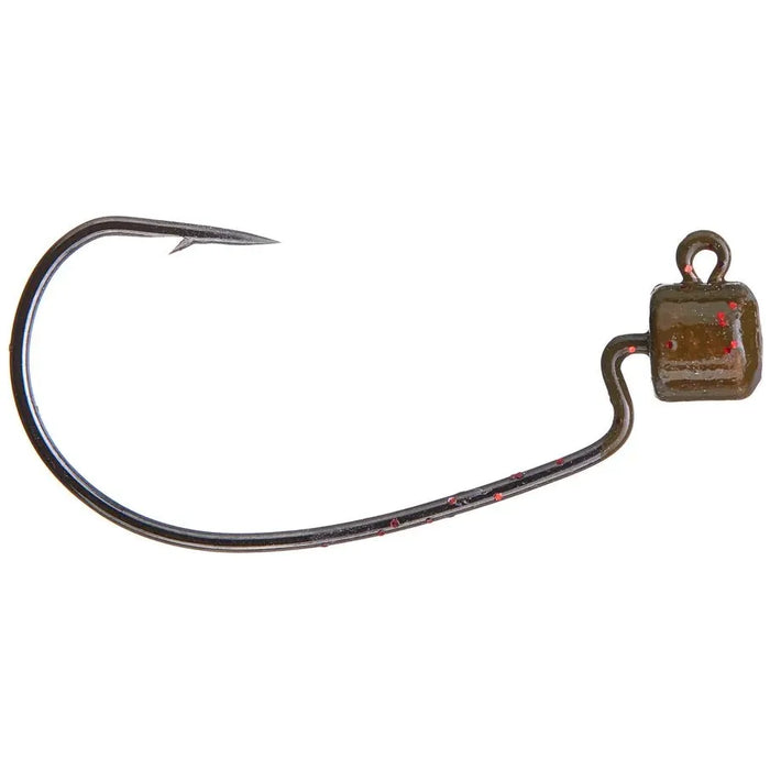 Eagle Claw Lazer Sharp Finesse Weedless Jig Qty 4 Green Pumpkin - JigsEagle Claw1/16 Oz 3/0 HookBass047708805704FishAndSave