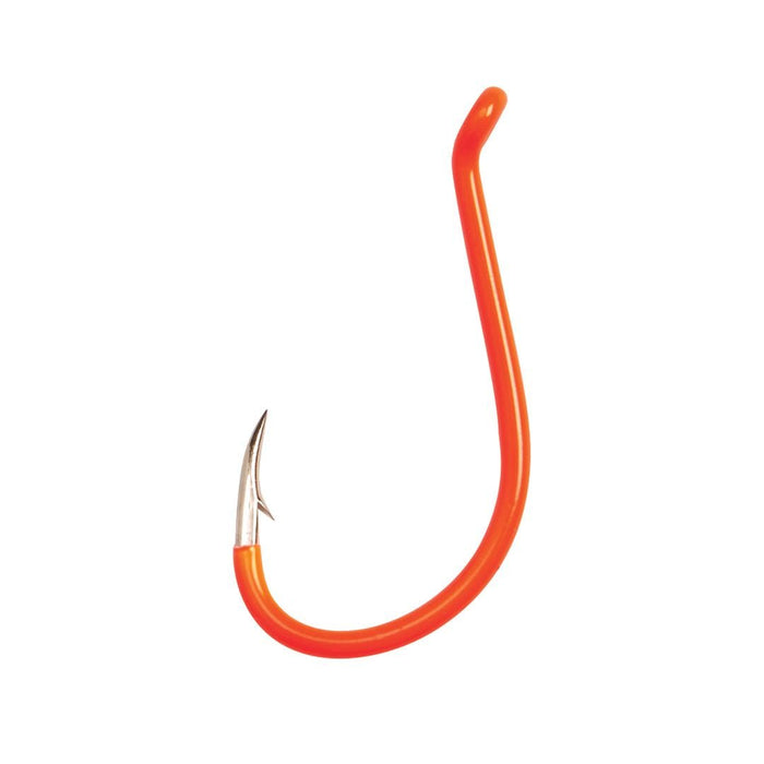 Eagle Claw Lazer Sharp Lazer Octopus Long Shank Qty 25 - Hooks/RigsEagle ClawFluorescent Orange2FreshwaterFishAndSave