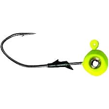 Eagle Claw Lazer Sharp Pro - V Eagle Eye Jig 1/8 Oz Qty 5 Chartreuse - JigsEagle ClawFreshwater047708789837FishAndSave