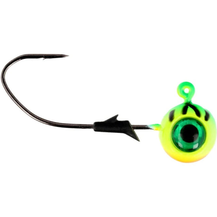 Eagle Claw Lazer Sharp Pro - V Eagle Eye Jig Qty 5 - JigsEagle ClawFire Tiger1/8 OzFreshwater047708789875FishAndSave