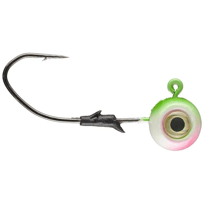 Eagle Claw Lazer Sharp Pro - V Eagle Eye Jig Qty 5 - JigsEagle ClawRainbow1/8 OzFreshwater047708789899FishAndSave
