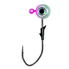 Eagle Claw Lazer Sharp Pro - V Eagle Eye Jig Qty 5 - JigsEagle ClawPink/White1/8 OzFreshwaterFishAndSave