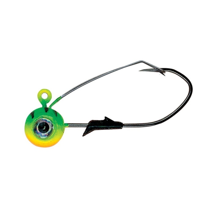 Eagle Claw Lazer Sharp Pro - V Weedless Eagle Eye Jig Qty 5 - JigsEagle ClawFiretiger1/8 OzFreshwater047708795791FishAndSave