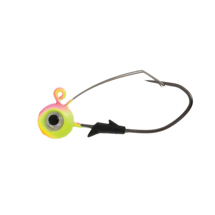 Eagle Claw Lazer Sharp Pro - V Weedless Eagle Eye Jig Qty 5 - JigsEagle ClawBubblegum1/8 OzFreshwater047708815123FishAndSave