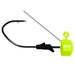 Eagle Claw Lazer Sharp Weedless Pro - V Finesse Jig Qty 5 - JigsEagle ClawChartreuse1/16 OzBass047708792226FishAndSave