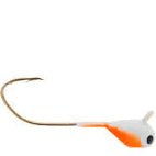 Eagle Claw Tungsten Tear Drop Pro - V Long Shank Jig 1/24 Oz Pearl/Orange - JigsEagle ClawFreshwater047708818070FishAndSave