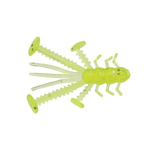 Eurotackle Micro Finesse Crazy Critter 1.1" Qty 8 - PlasticsEurotackleChartreuse_Hi_chtgptapp_optimised_this_description - generator811504030246FishAndSave