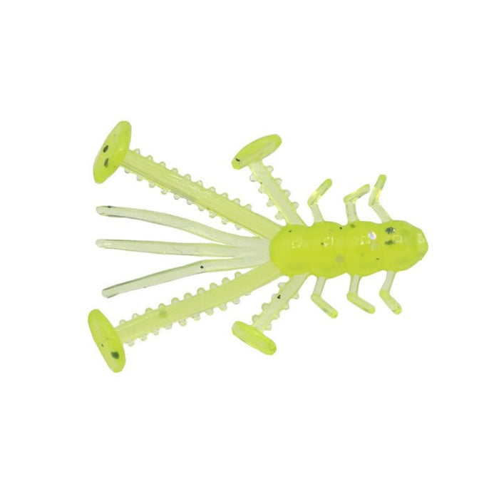 Eurotackle Micro Finesse Crazy Critter 1.1" Qty 8 - PlasticsEurotackleChartreuse_Hi_chtgptapp_optimised_this_description - generator811504030246FishAndSave