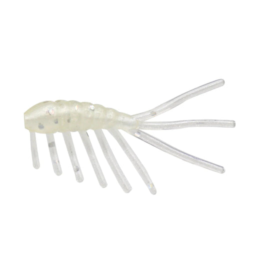 Eurotackle Micro Finesse Gamma Scud 1" Qty 8 White/Silver Flake - PlasticsEurotackleFreshwater811504032332FishAndSave