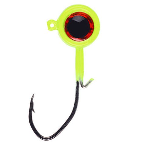 FAS Big Eye Round Jig Heads Qty 5 - JigsFishAndSaveChartreuse1/40 OzBassFishAndSave