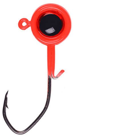 FAS Big Eye Round Jig Heads Qty 5 - JigsFishAndSaveOrange1/40 OzBassFishAndSave