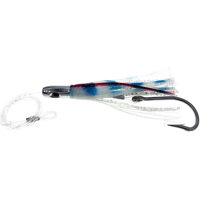 FAS Pre Rigged Metal Jet Head Trolling Lures 5" - TrollingFishAndSaveBlue/Silver/RedNew ArrivalFishAndSave