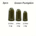 FAS Pro Tungsten Bullet Shape Fishing Sinkers for Bass Fishing & Texas Rigs Qty 3 - WeightFishAndSaveGreen PumpkinBass38450314517FishAndSave