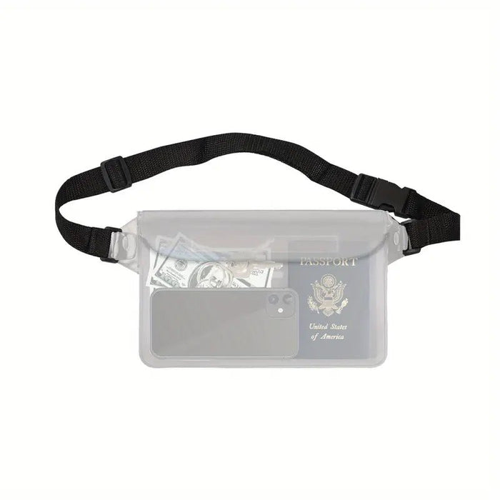 FAS Pro Waterproof Pouch Bag with Adjustable Waist Strap for Swimming - OutdoorsFishAndSaveClearNew Arrival51751712129FishAndSave