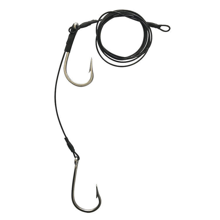 FAS Stainless Steel Cable Leader Wire Leader Rig Tuna Shark Hooks Qty 1 - Hooks/RigsFishAndSave3/0New ArrivalFishAndSave