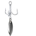 FAS Treble Hook W/ Willow Spinner Qty 10 - Hooks/RigsFishAndSaveSilver1FreshwaterFishAndSave