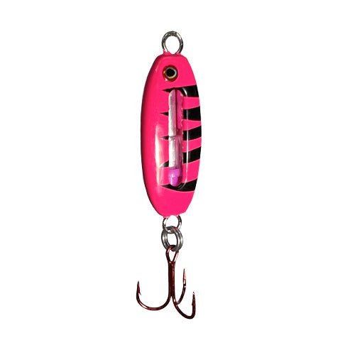 Fish Daddy Micro LED Spoon 1/4 Oz - SpoonsFish DaddyGlow Pink PerchBass850004780763FishAndSave