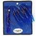 Fish Razr Daisy Chain 4 squid W/ Chugger Blue Sparkle - TrollingFish RazrNew Arrival810000220281FishAndSave
