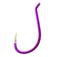 Gamakatsu Octopus Hooks Fluorescent Purple Size 2 Qty 6 - Hooks/RigsGamakatsuFreshwater089726082231FishAndSave