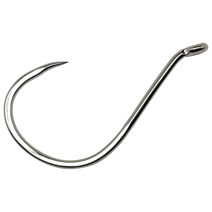 Gamakatsu Offset Octopus Hook Barbless Size 5/0 Qty 25 Nickel - Hooks/RigsGamakatsuFreshwater089726073024FishAndSave