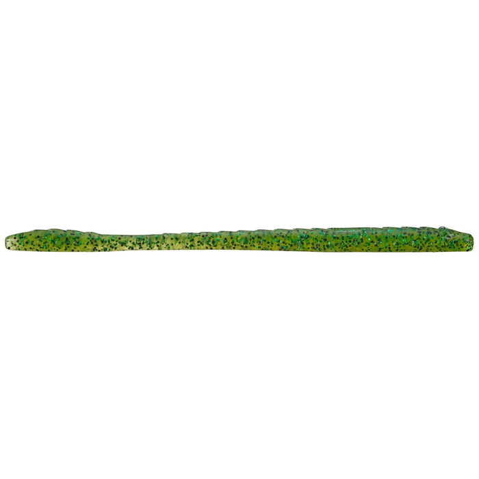 Googan Baits Slim Shake Worm 6.5" Qty 9 - PlasticsGoogan BaitsChartreuse Pepper W/ Green FleckBass842424121707FishAndSave