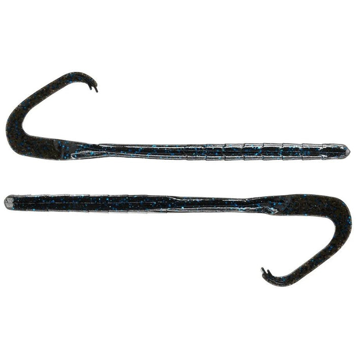 Googan Mondo Worm JR 7 - 1/4" Qty 8 - PlasticsGoogan BaitsBlue FleckBass842424118233FishAndSave