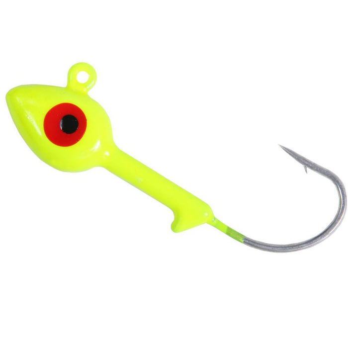 Got - Cha Jig heads 1/4 Oz Qty 8 Chartreuse - JigsGot - ChaFreshwater096337036386FishAndSave